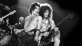 Guitar duet rococo 1970s colorized - a band free wallpaper