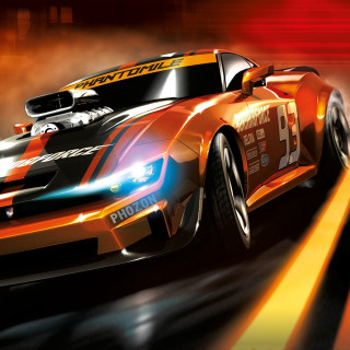 Car driving track red light 2 - a yellow line free wallpaper