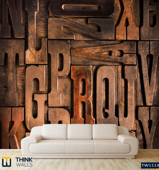 White couch wall letters numbers - international typographic style free wallpaper