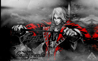 Woman sword red coat painting - bloodborne free wallpaper