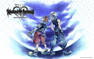 Anime couple blue sky magic - background free wallpaper