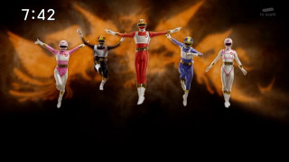 Action figures group black background - synchromism free wallpaper