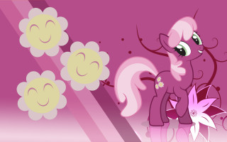Pink pony flowers backside pink - a pink pony free wallpaper