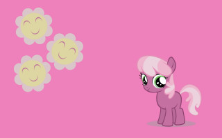 Pink pony pink background clouds - a pink pony free wallpaper