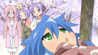 Anime girls tree green eyes - context art free wallpaper