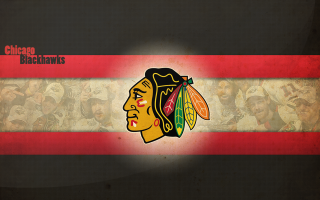 Chicago black hawks logo background - gritty free wallpaper