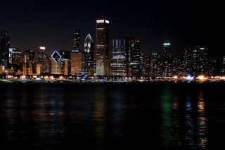 City skyline night reflection water 15 - altichiero free wallpaper