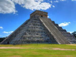 Pyramid field sky clouds background 2 - magical free wallpaper for desktop