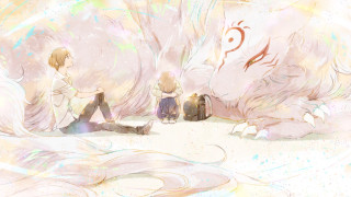Couple people floor white horse - a white horse free wallpaper