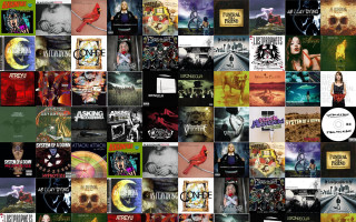 Collage album covers woman cd - a collage of various album free wallpaper