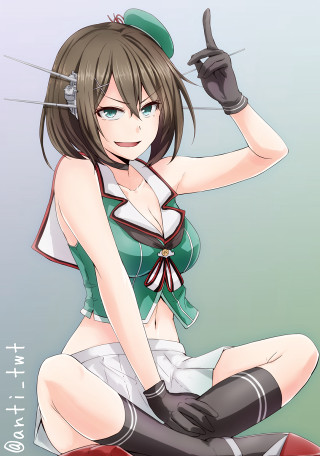Woman uniform red object gun - aimitsu free wallpaper