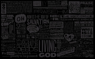 Black white poster languages phrases - felipe seade free wallpaper