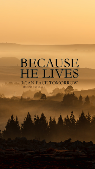 Foggy landscape quote because he - excessivism free wallpaper