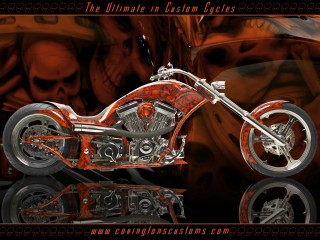 Motorcycle skull red background black - a skull free wallpaper