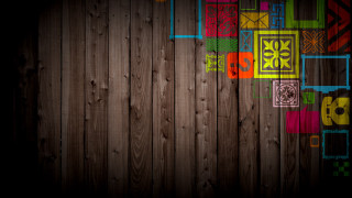 Wooden wall colorful design black - a wooden floor free wallpaper