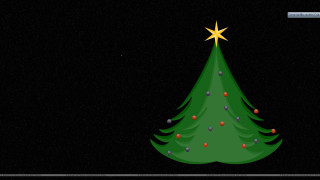 Christmas tree star night black - the dark night sky free wallpaper