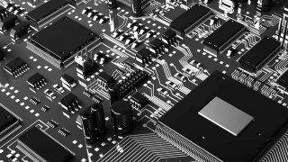 Computer board cpu components beeple - ray free wallpaper