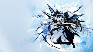 Anime ice wings dress bow - swirl free wallpaper