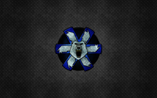 Black background blue white cross - cross free wallpaper