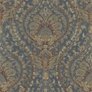 Blue brown paisley pattern brown - paisley pattern free wallpaper