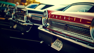 Old cars parking lot tagged - the front of the car free wallpaper