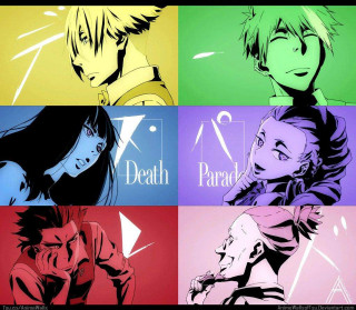 Anime characters colorful font group 2 - a group of anime characters free wallpaper