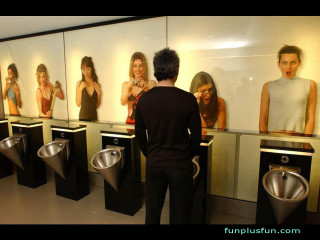 Man urinals wall pictures women - interactive free wallpaper