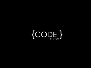 Code its run black white - video art free wallpaper
