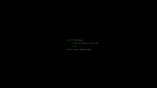 Dark background green text message - ascii art free wallpaper