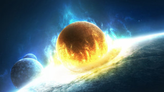 Planet star background bright light 2 - a picture of a planet free wallpaper