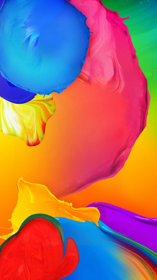 Colorful cell phone close up - surreal free wallpaper