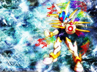 Cartoon character colorful background blue - elysium free wallpaper