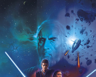 Movie poster man woman lightsabers - drew struzan free wallpaper
