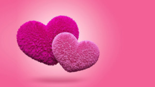 Pink hearts background image pink - romanticism free wallpaper for desktop