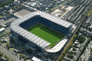Aerial view stadium green field - denis eden free wallpaper