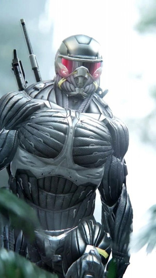 Futuristic man suit gun holding - futuristic free wallpaper