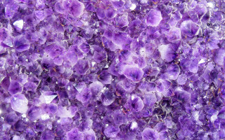 Purple rock crystals closeup white 2 - a mosaic free wallpaper