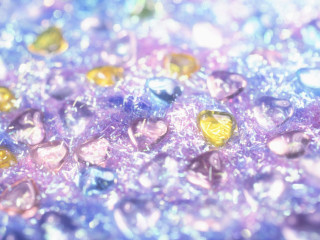 Colored stones closeup blurry background - octane renderer free wallpaper