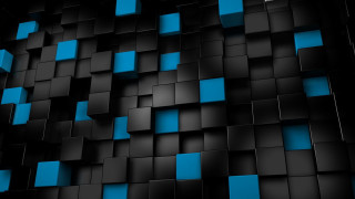 Black blue background squares pattern 8 - square free wallpaper
