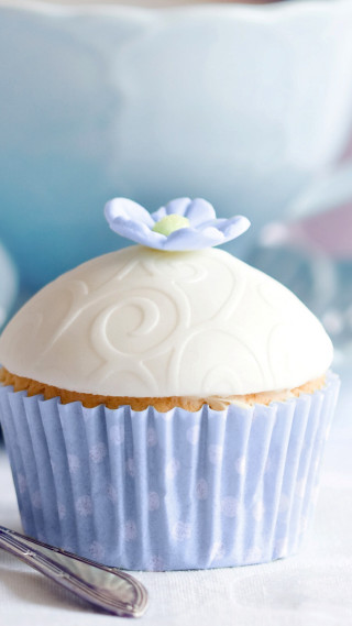 Cupcake flower bowl fruit spoon - annabel kidston free wallpaper