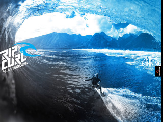 Man riding wave surfboard ocean 8 - a man riding free wallpaper