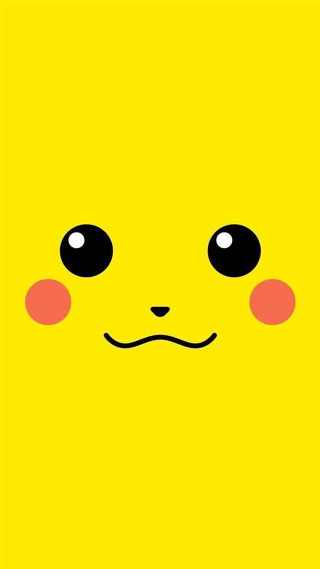 Yellow square frowning face with - a face free wallpaper