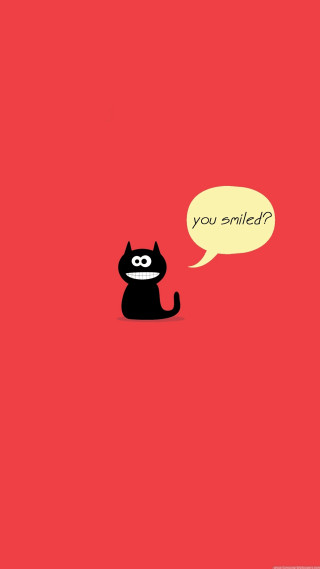 Black cat speech bubble red - andries both free wallpaper