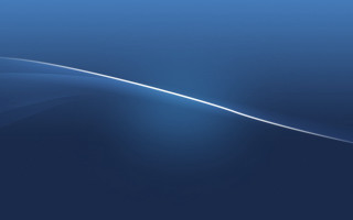 Blue background curved line white 3 - minimalism free wallpaper