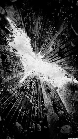 Batman dark knight rises black - explosion free wallpaper