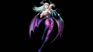 Demon girl wings purple outfit - a purple outfit free wallpaper for desktop