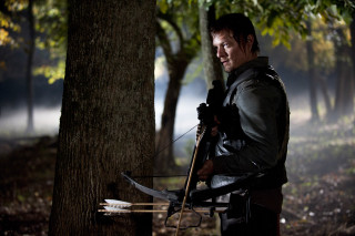Man holding bow arrow forest - a bow and arrow in a forest free wallpaper