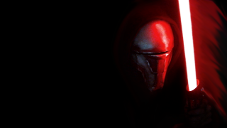 Red helmet man light saber - a light saber free wallpaper