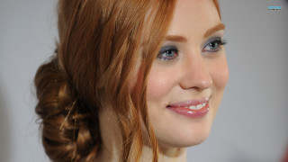 Woman braid smiling camera blue - a braid free wallpaper