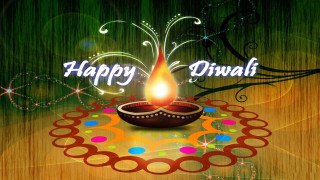 Happy diwali candle colorful swirls - swirl free wallpaper